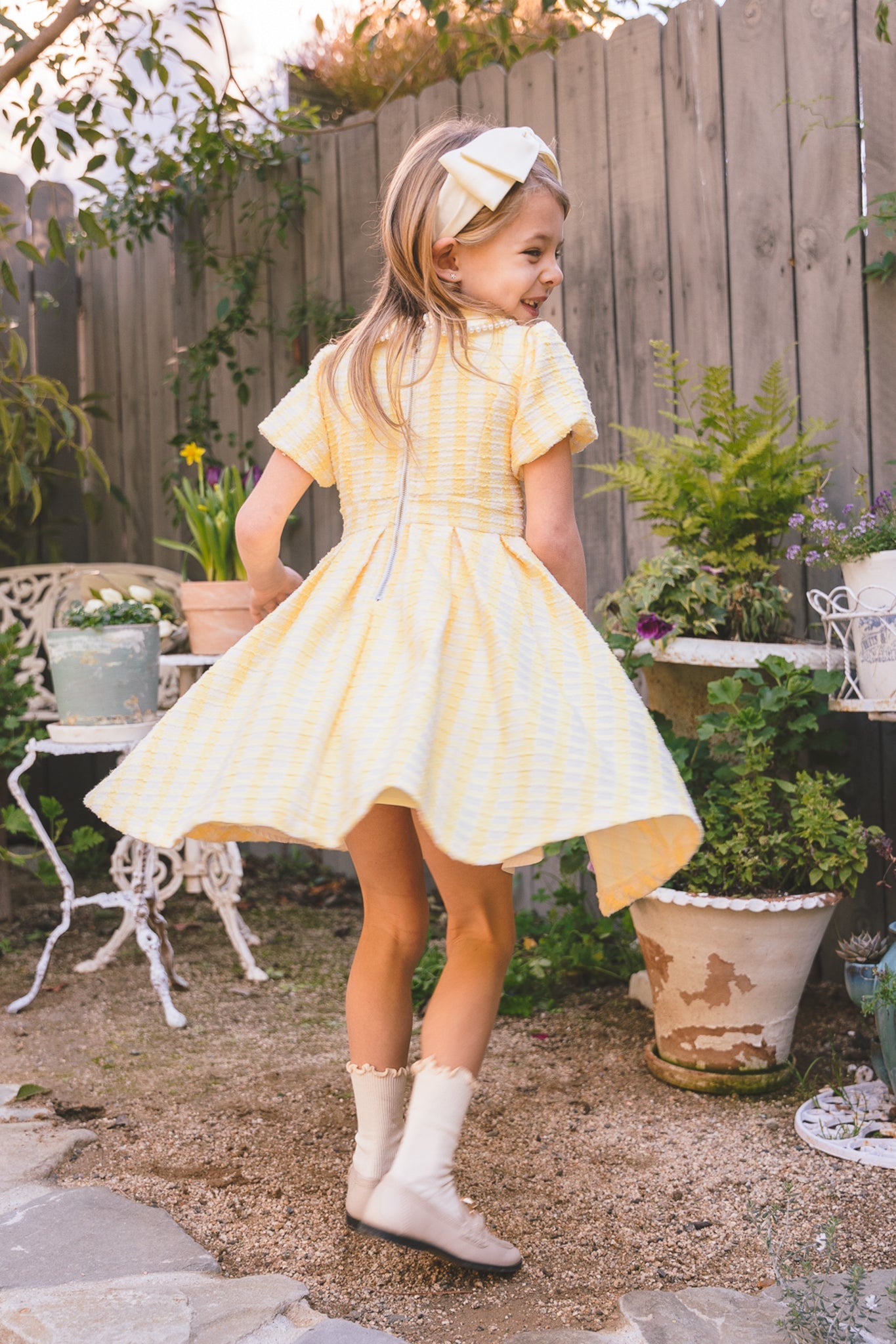 Mini Celine Dress in Yellow
