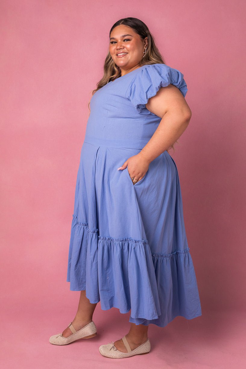 Dahlia Dress in Blue
