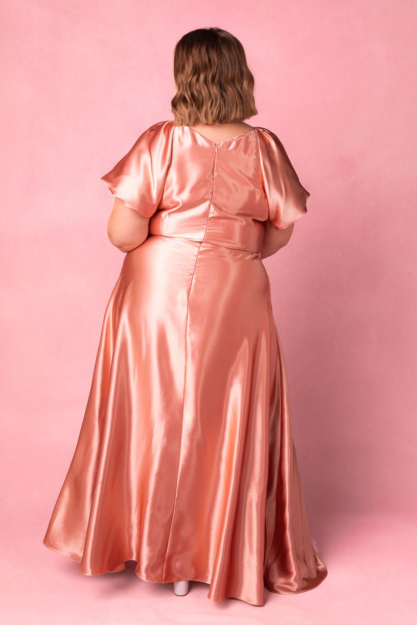 Tessie Dress in Apricot Crush