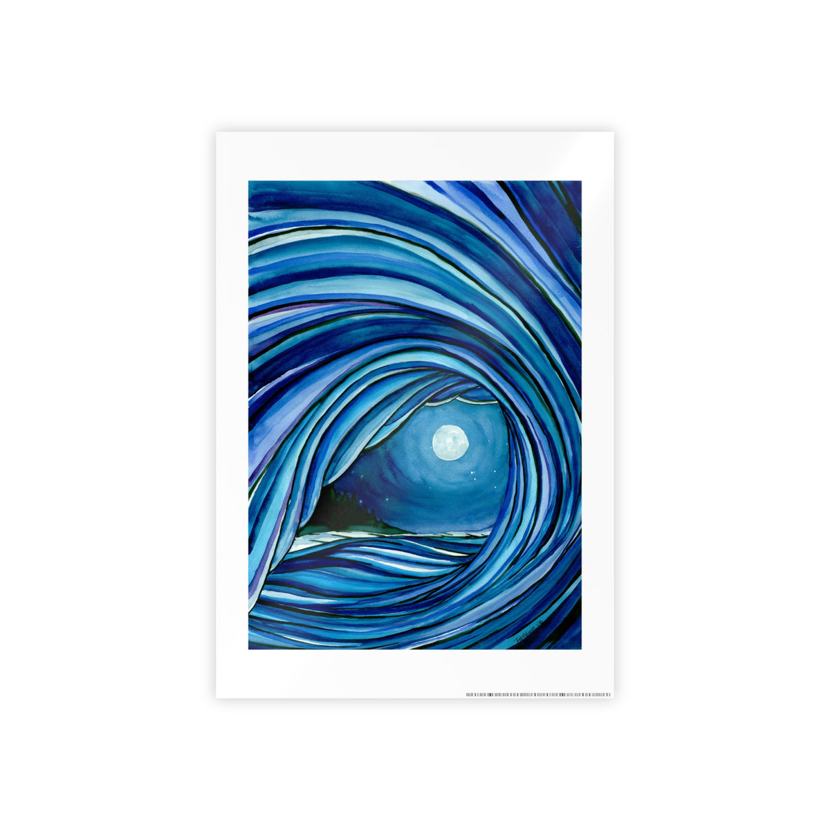 Blue Moon Poster print