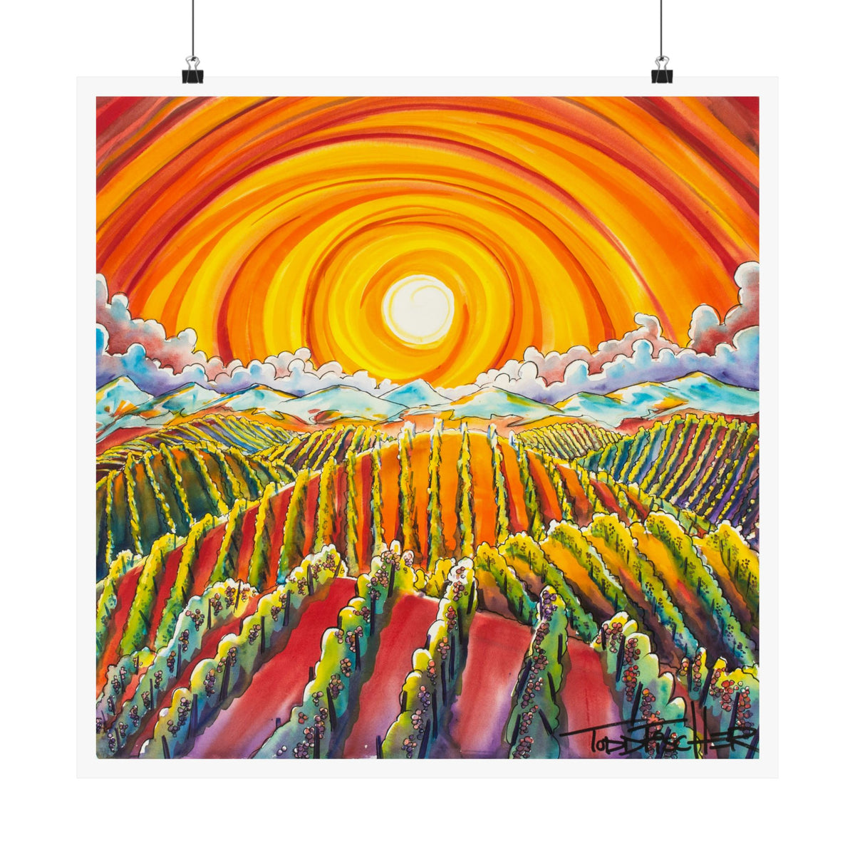 Vinyard print