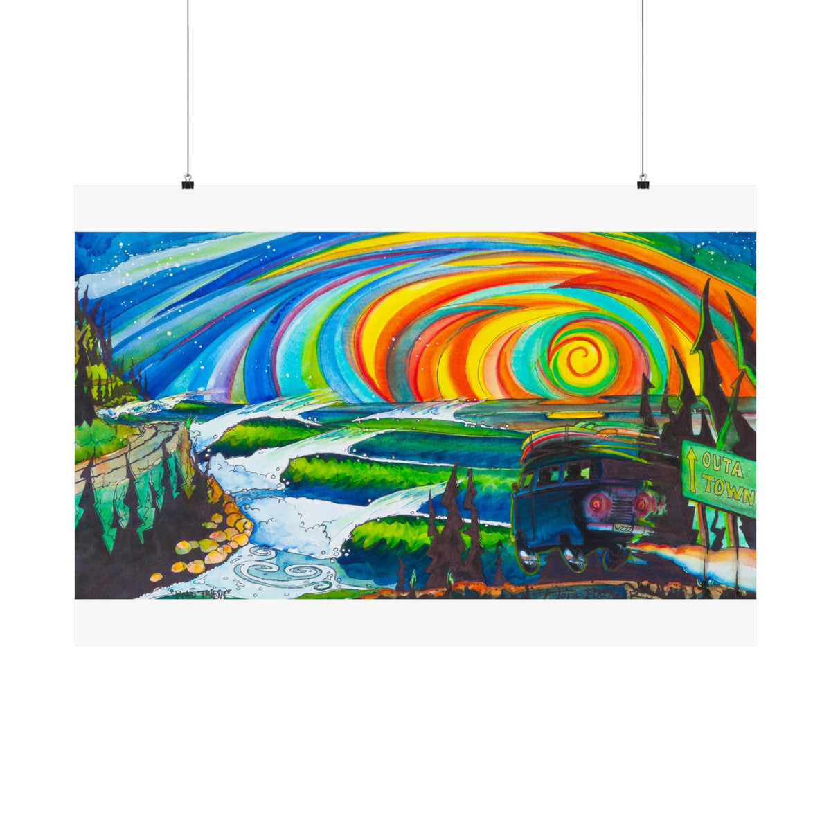 Road Tripin' print