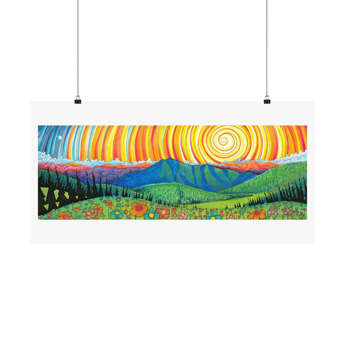 Blue Mountain print