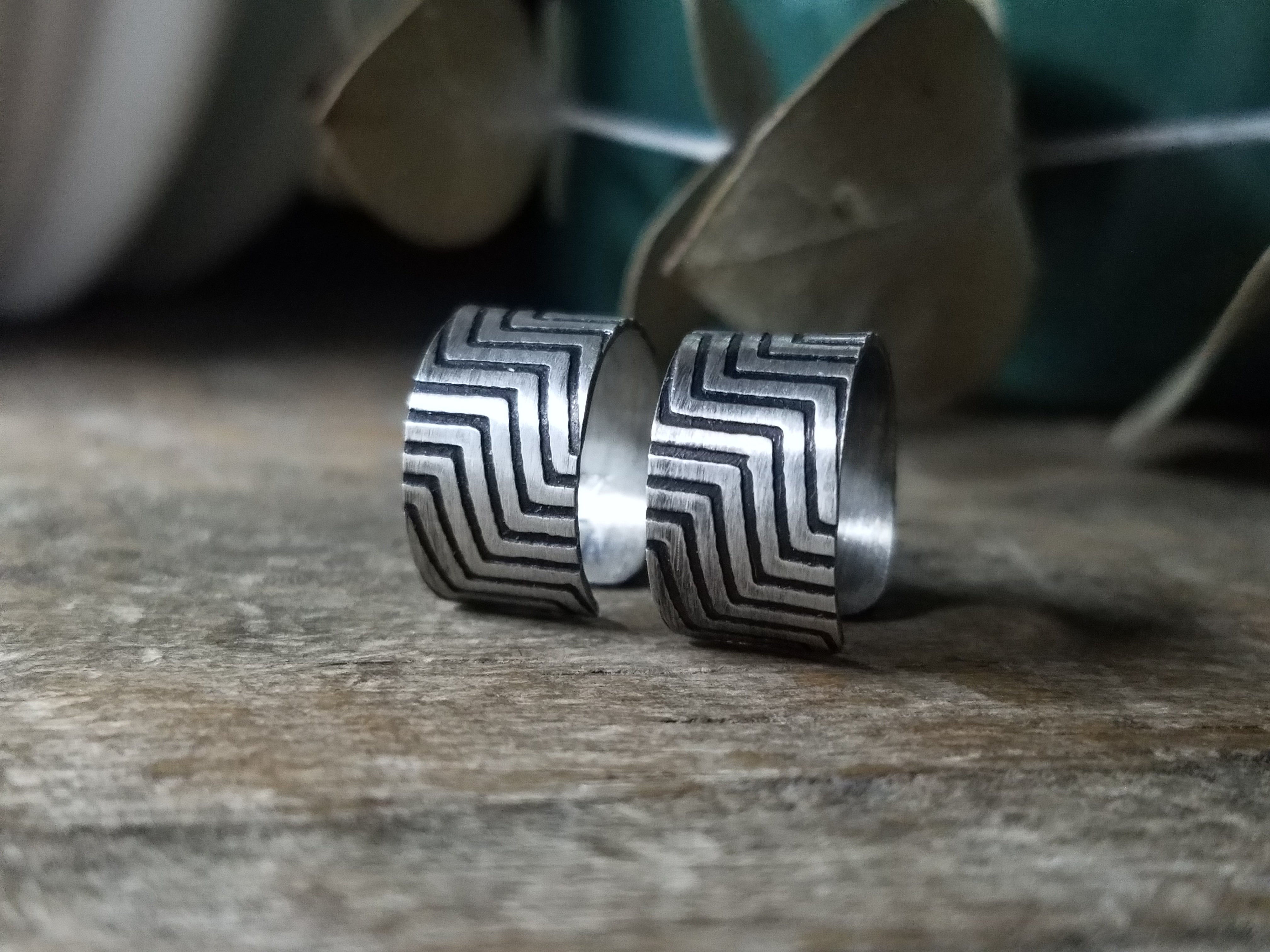 Sterling Silver Ear Cuff // Zig Zag