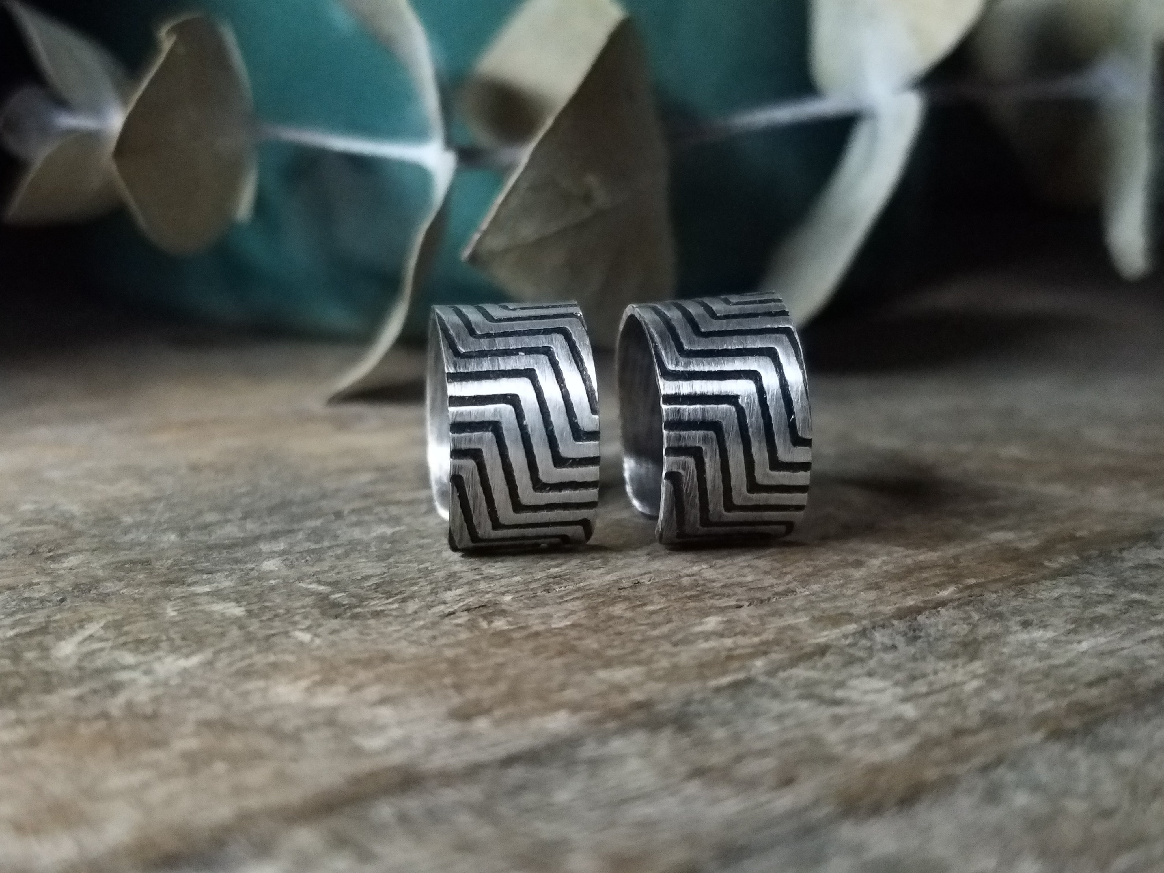 Sterling Silver Ear Cuff // Zig Zag