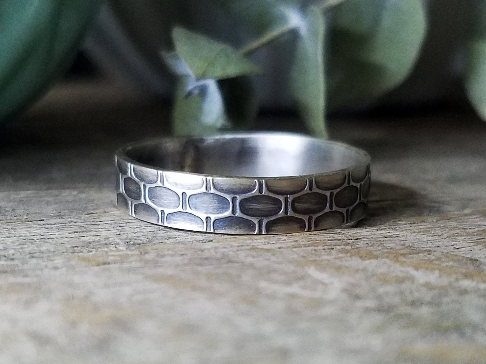 Basket Weave | Flat Stax | Stacking Ring