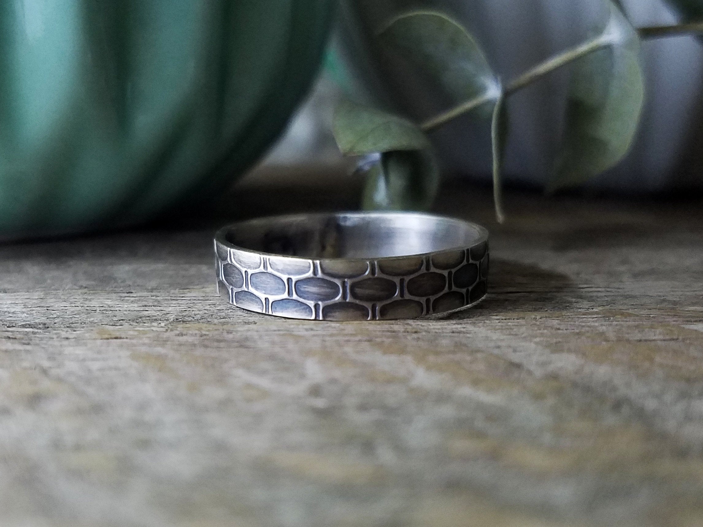 Basket Weave | Flat Stax | Stacking Ring