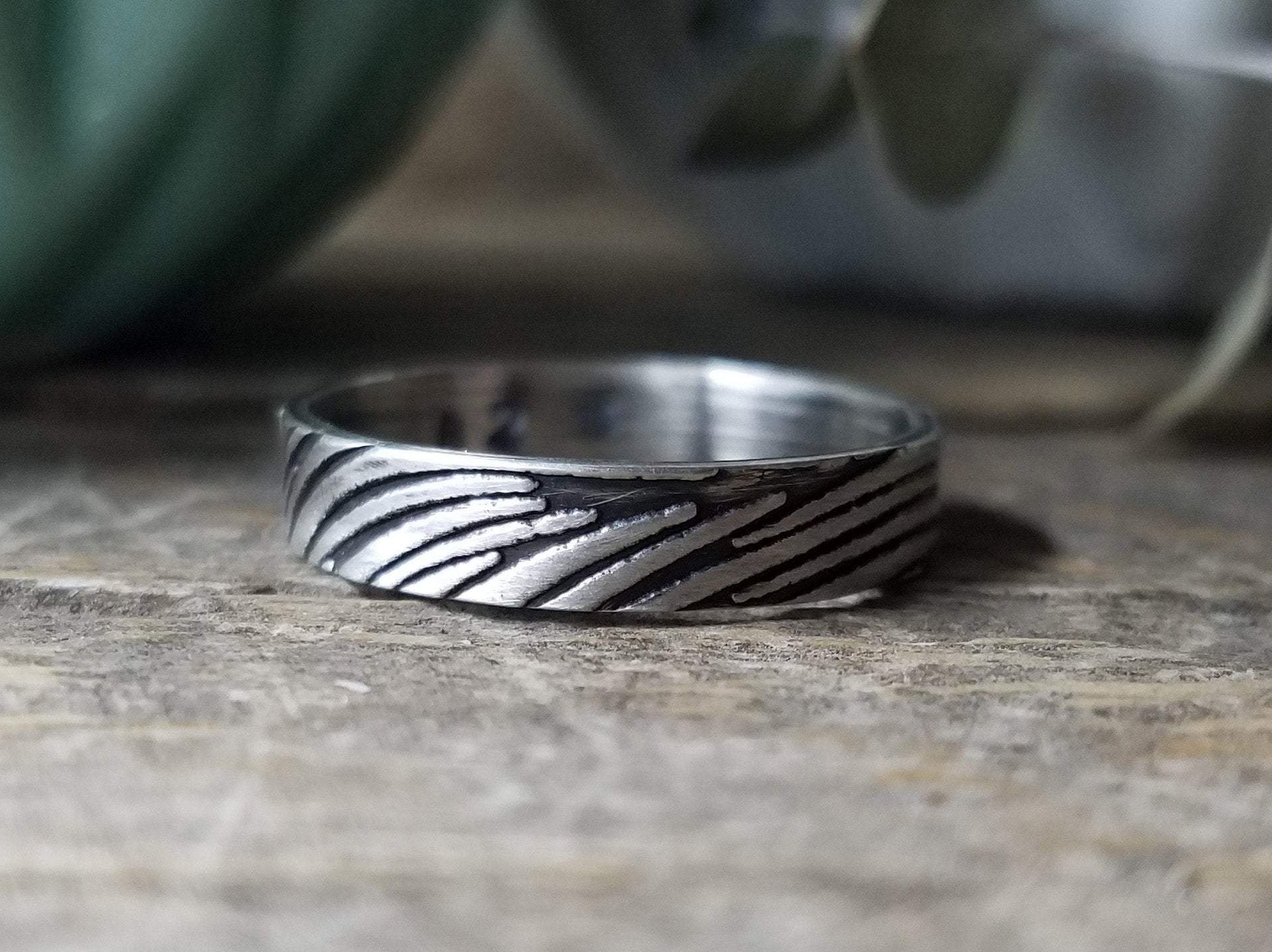 Feather | Flat Stax | Stacking Ring