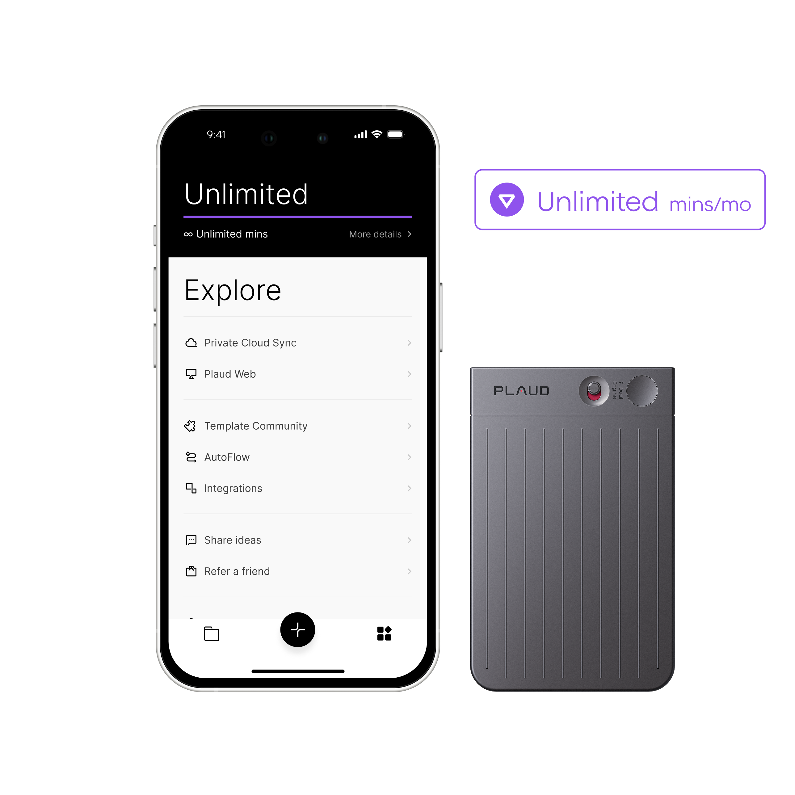 Plaud Note & AI Annual Unlimited Plan