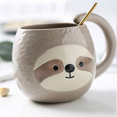 3D Ceramic Drinkware for Sloth Lovers