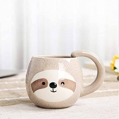 3D Ceramic Drinkware for Sloth Lovers