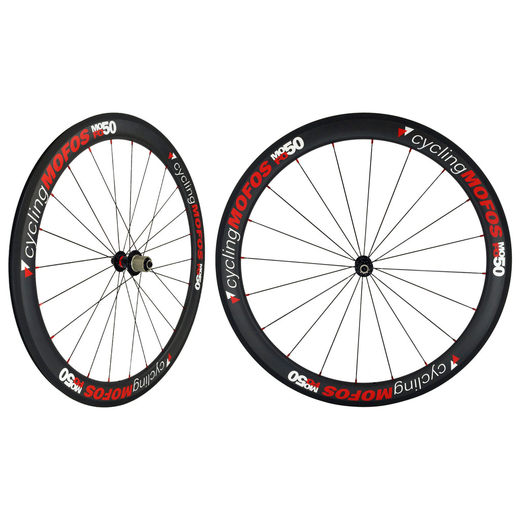 mofo 50mm carbon clincher (wheel set) - 25mm wide