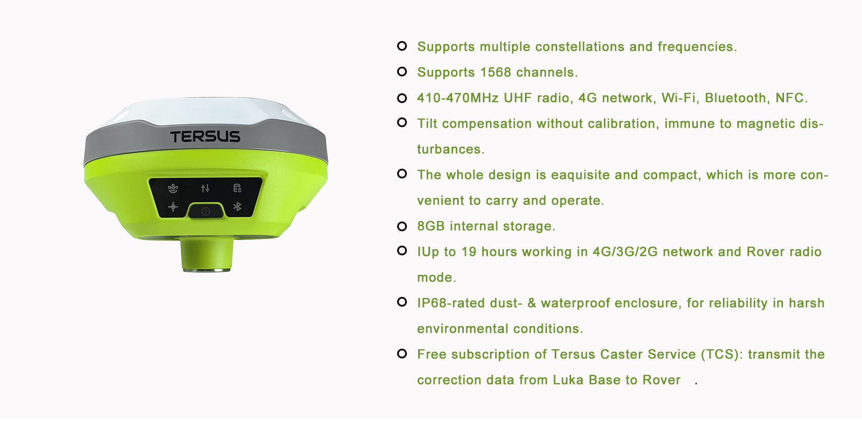 Tersus Luka GNSS Receiver - Cerisky Store