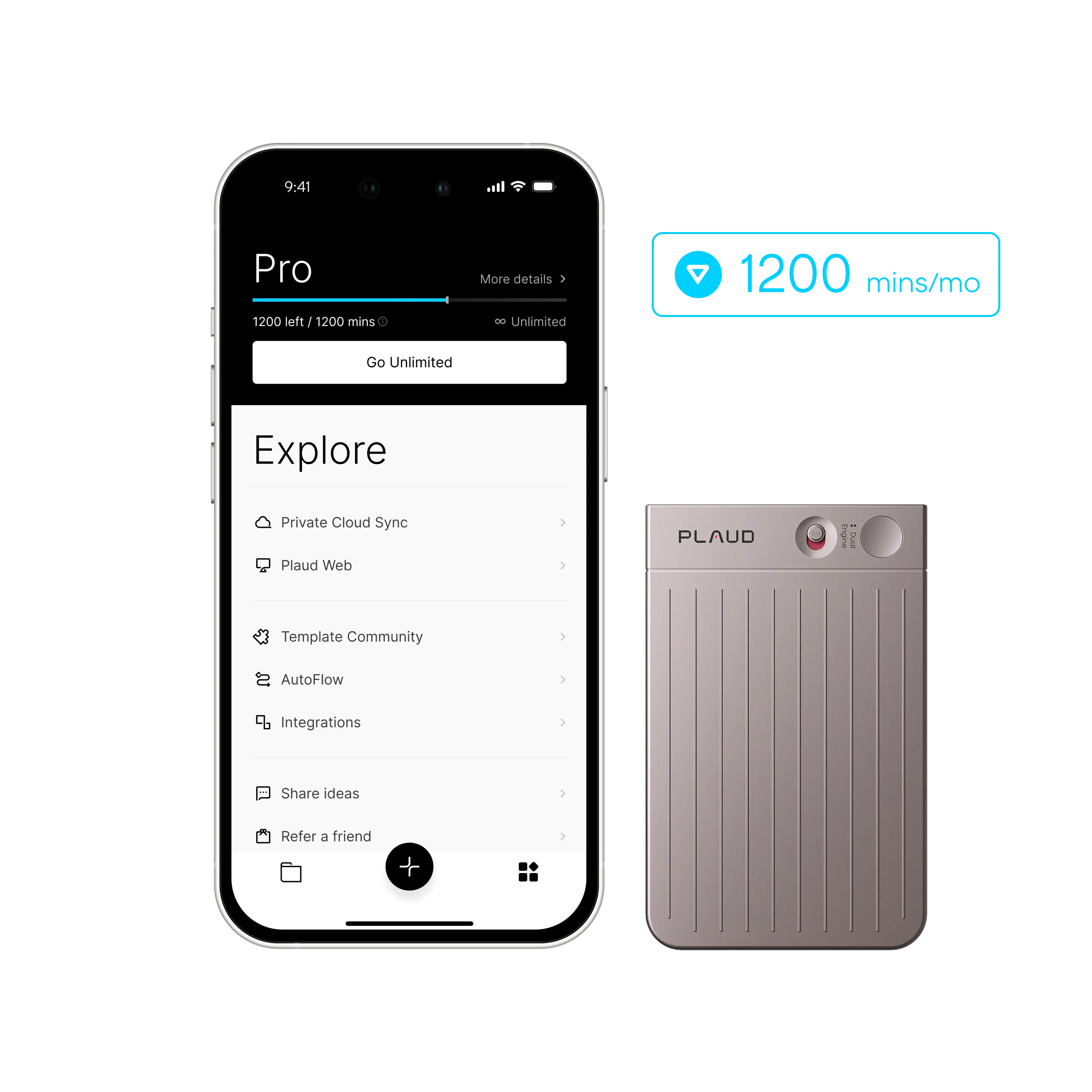 Plan Pro Anual de Plaud Note & AI