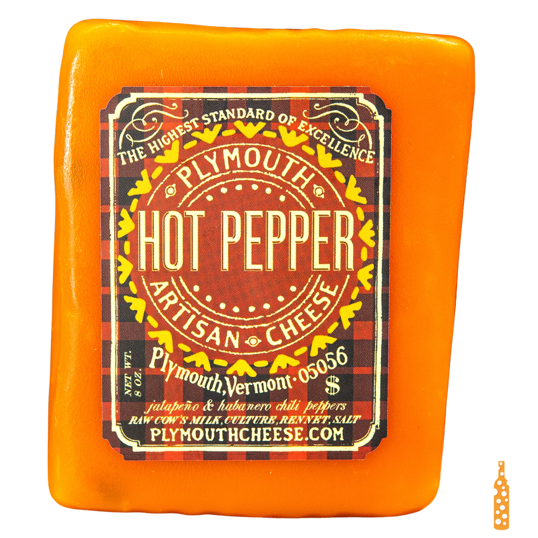 Plymouth Artisan Cheese - Hot Pepper (8 oz)