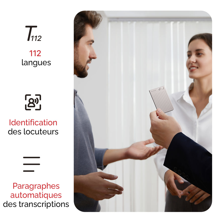 PLAUD NotePin et Abonnement Annuel à l’IA Pro Plan
