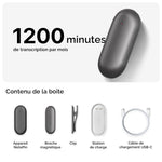 PLAUD NotePin et Abonnement Annuel à l’IA Pro Plan
