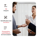 PLAUD NOTE et Abonnement Annuel à l’IA Pro Plan
