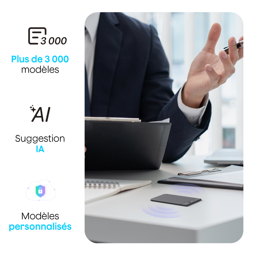 Plaud Note et Abonnement Annuel à l’IA Pro Plan
