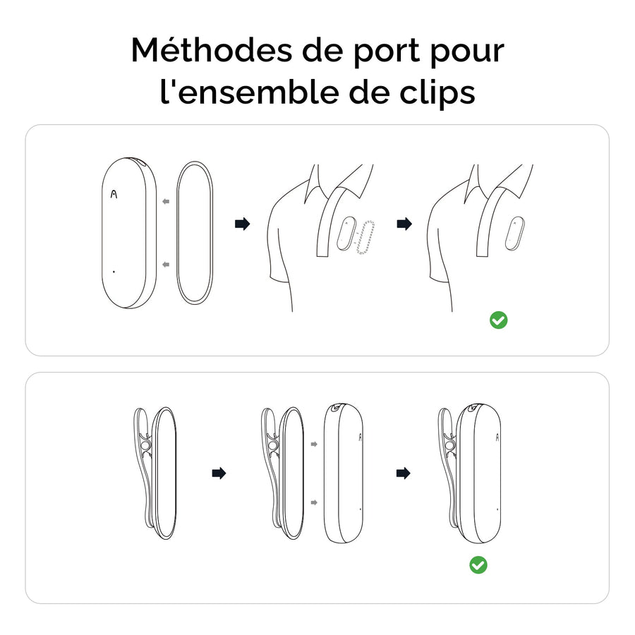 Clip & Broche Magnétique PLAUD NotePin
