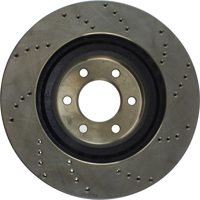 StopTech 92-02 Dodge Viper Drilled Front Right Cryo Rotor