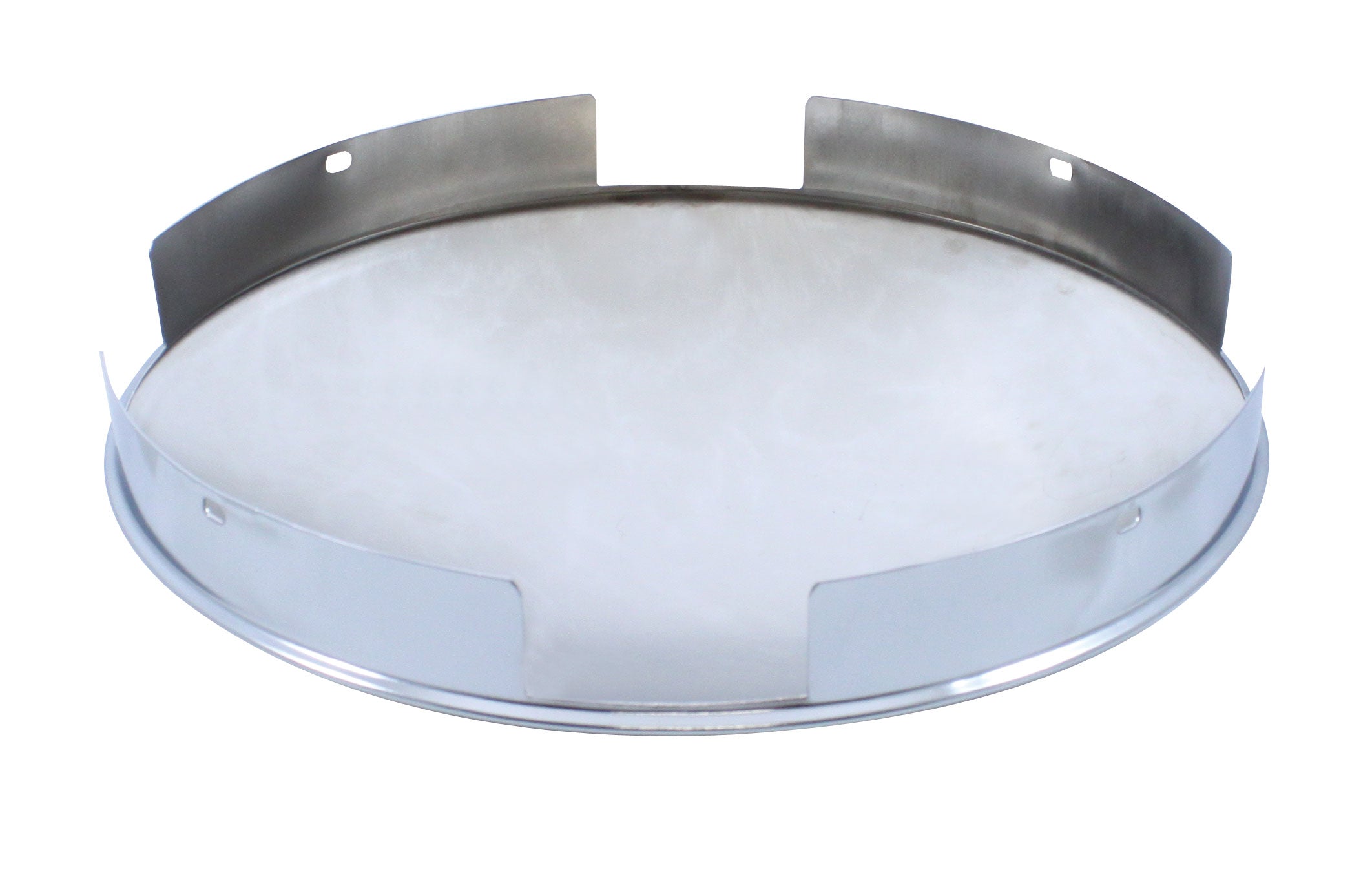 4 Even Notched Chrome Dome Front Hub Cap - 1