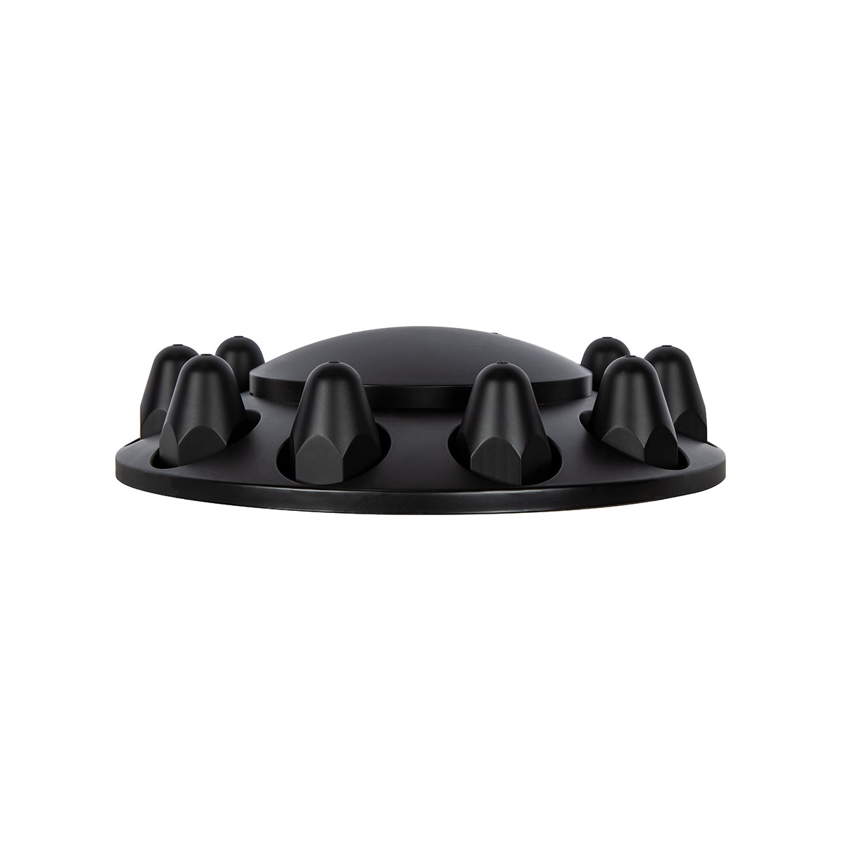 Black Front Axle Cover With Dome Cap & 1-1/2