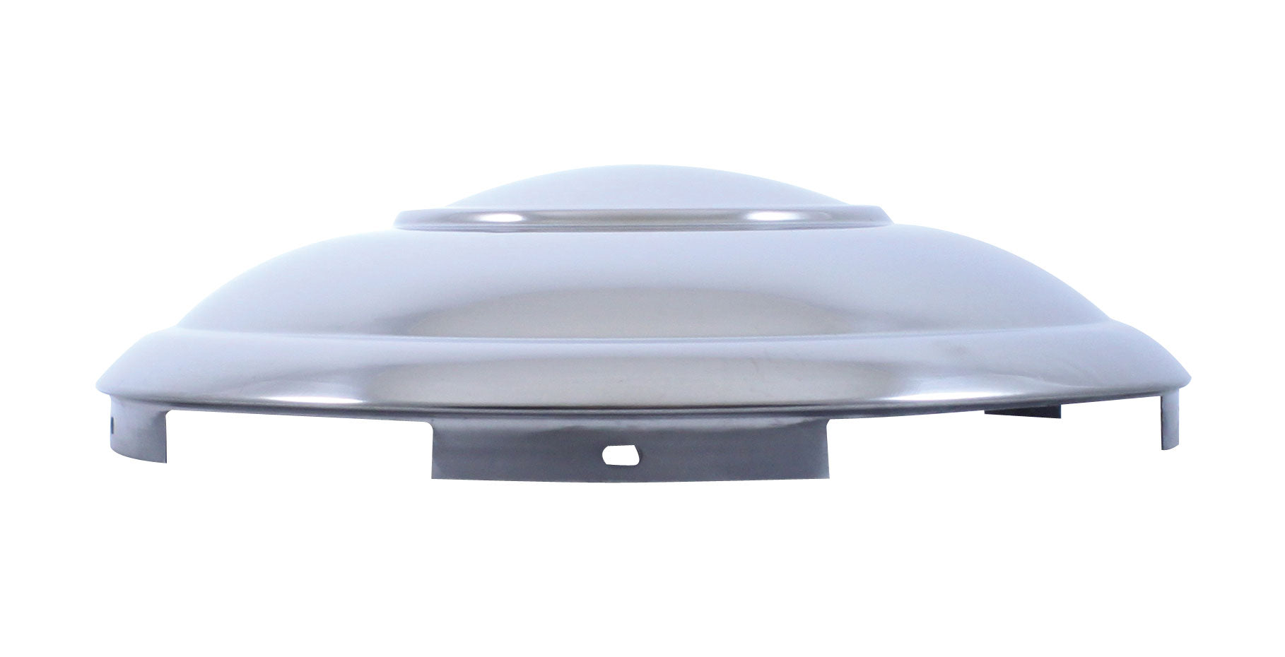 Universal Stainless Steel Classic Front Hub Cap - 7/16