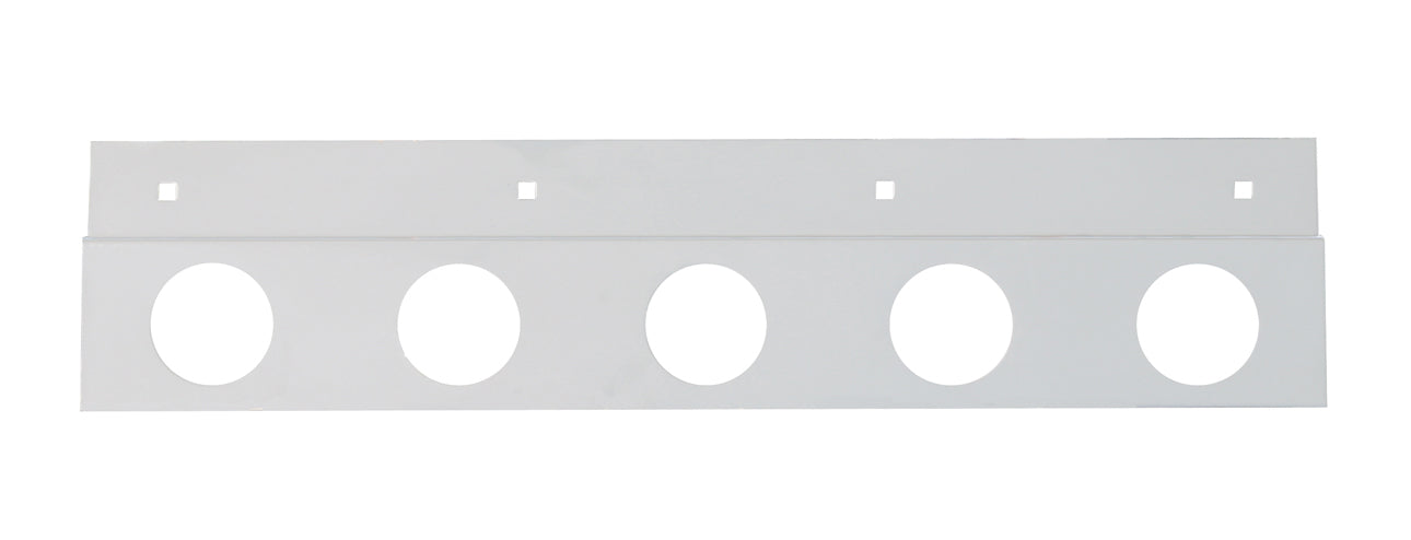 Stainless Top Mud Flap Plate - Five 2