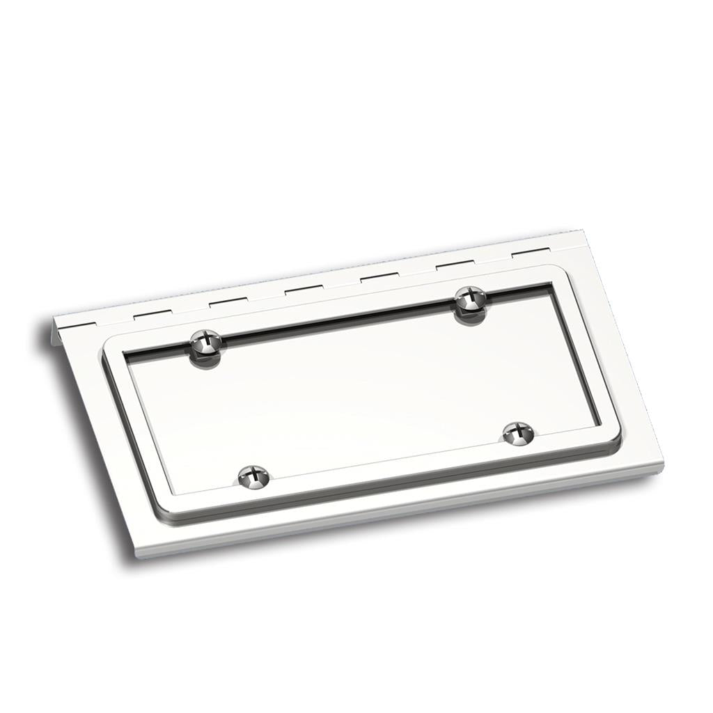 Stainless Single License Plate / Swing Plate For Peterbilt & Kenworth Models