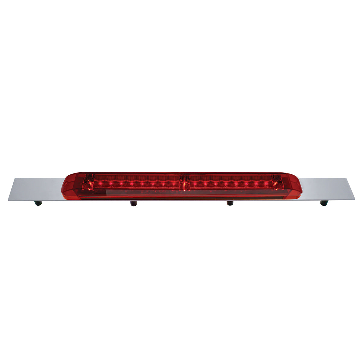 Chrome Top Mud Flap Plate w/ 19 LED 17