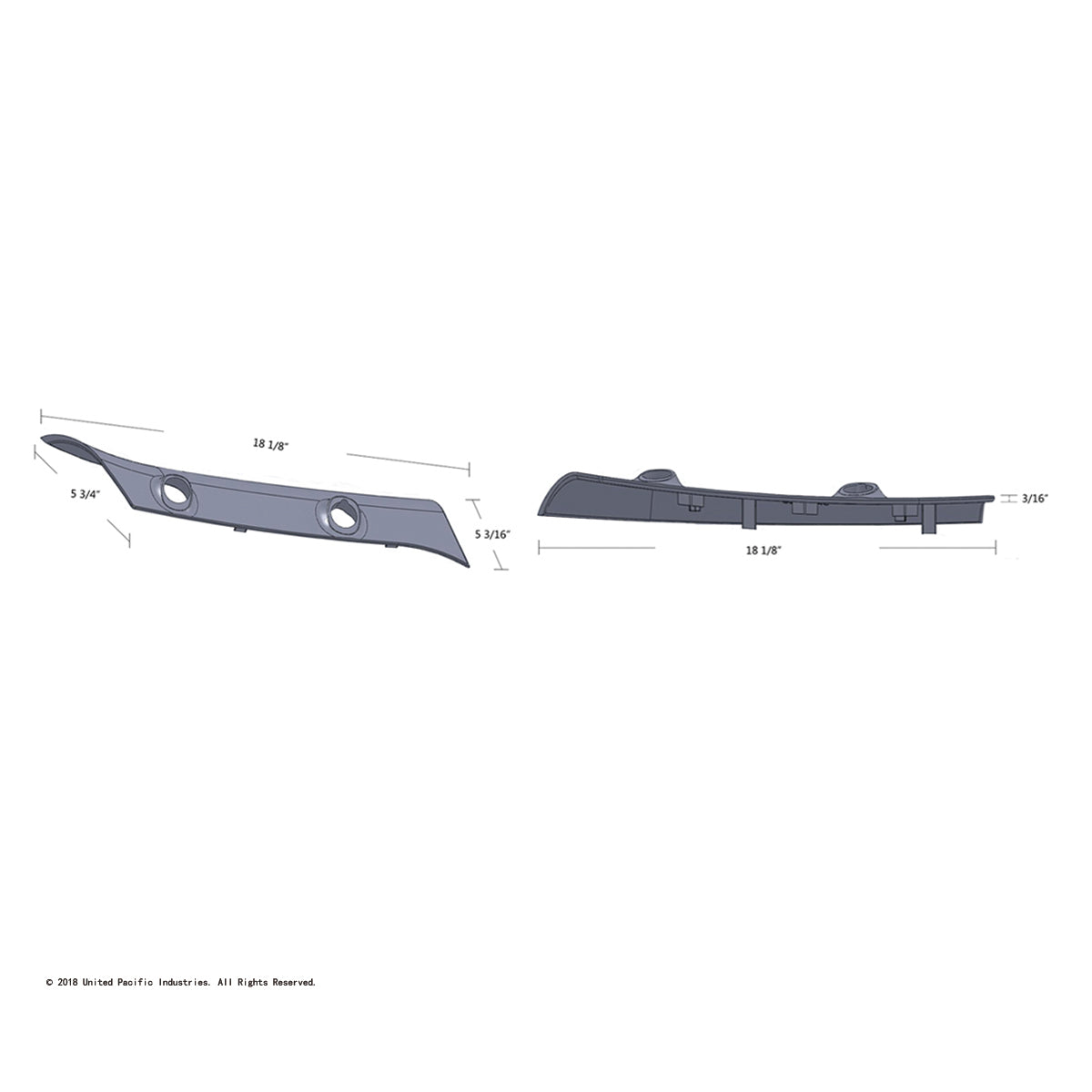 Interior Window Post Cover For 2006+ Kenworth -Passenger