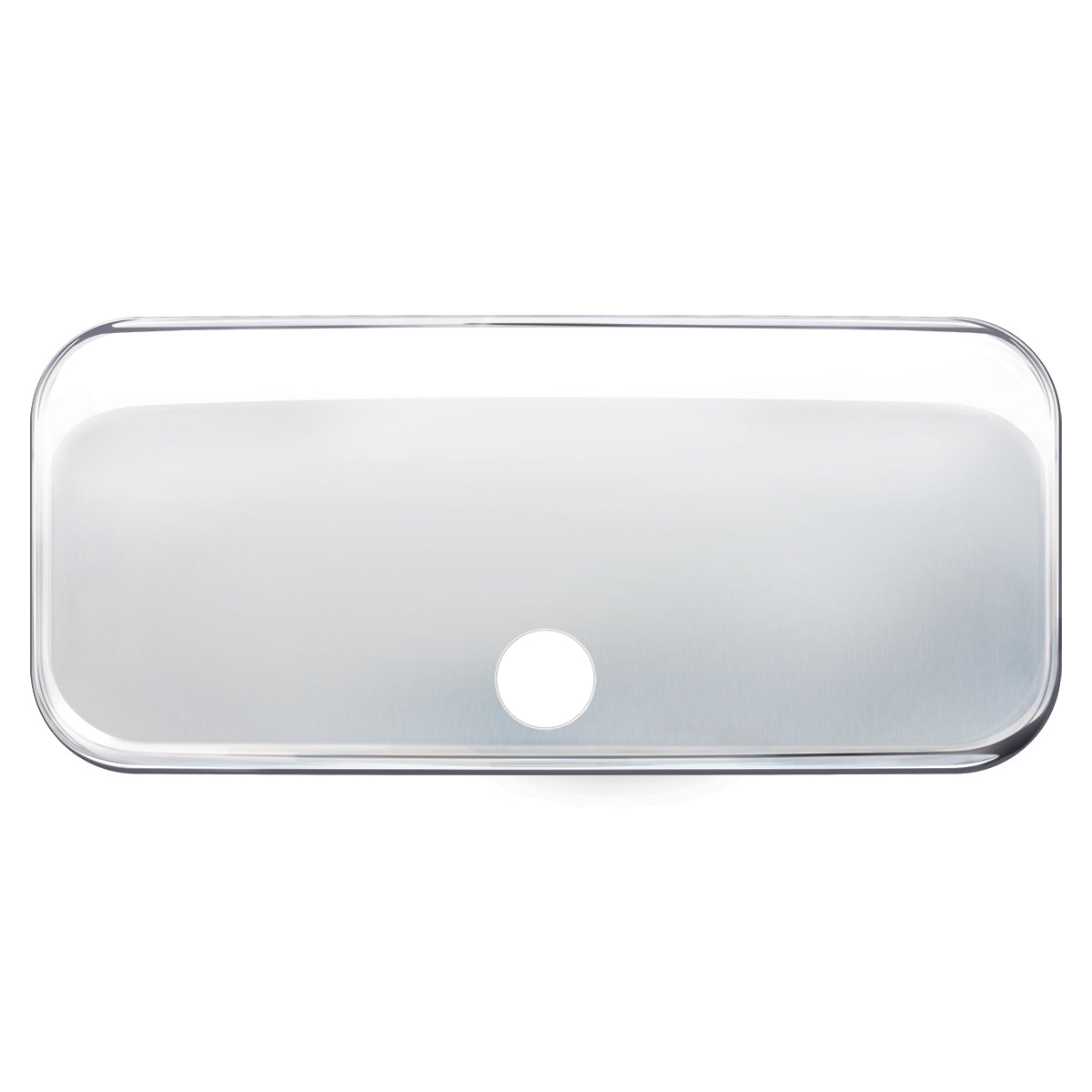 Chrome Freightliner Cascadia Storage Door Cover - Upper Center