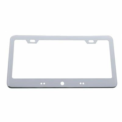 Chrome License Frame w/ LED Light Bar Cutout