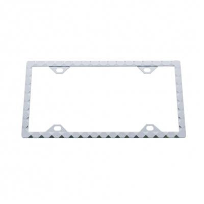 Chrome Diamond License Plate Frame