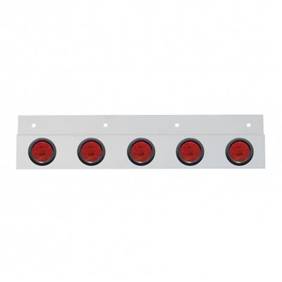 Stainless Top Mud Flap Plate w/ Five 9 LED 2