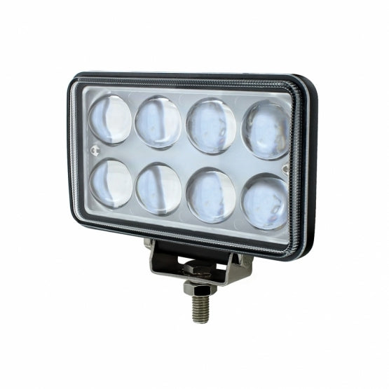 C8 HIGH POWER LED RECTANGULAR WORK LIGHT WITH REFLECTOR