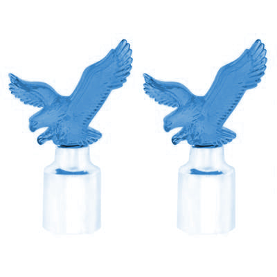 Eagle Bumper Guide Top w/ Chrome Base - Blue (2 Pack)