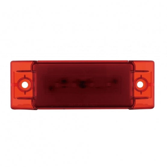 16 AMBER LED RECTANGULAR CLEARANCE/ MARKER LIGHT - GLO LIGHT - AMBER LENS