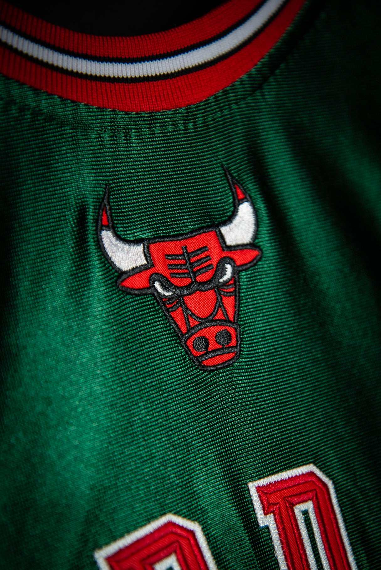 Michael Jordan Chicago Bulls Green Throwback Hardwood Classics 97-98 Swingman Jersey