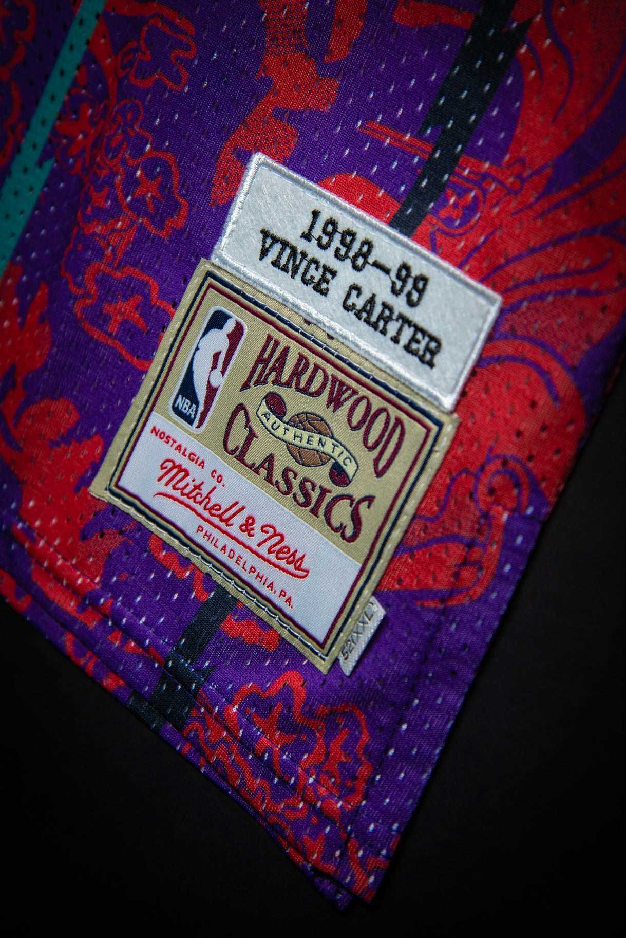 Toronto Raptors Vince Carter Lunar New Year 1998-99 Hardwood Classics Authentic Jersey