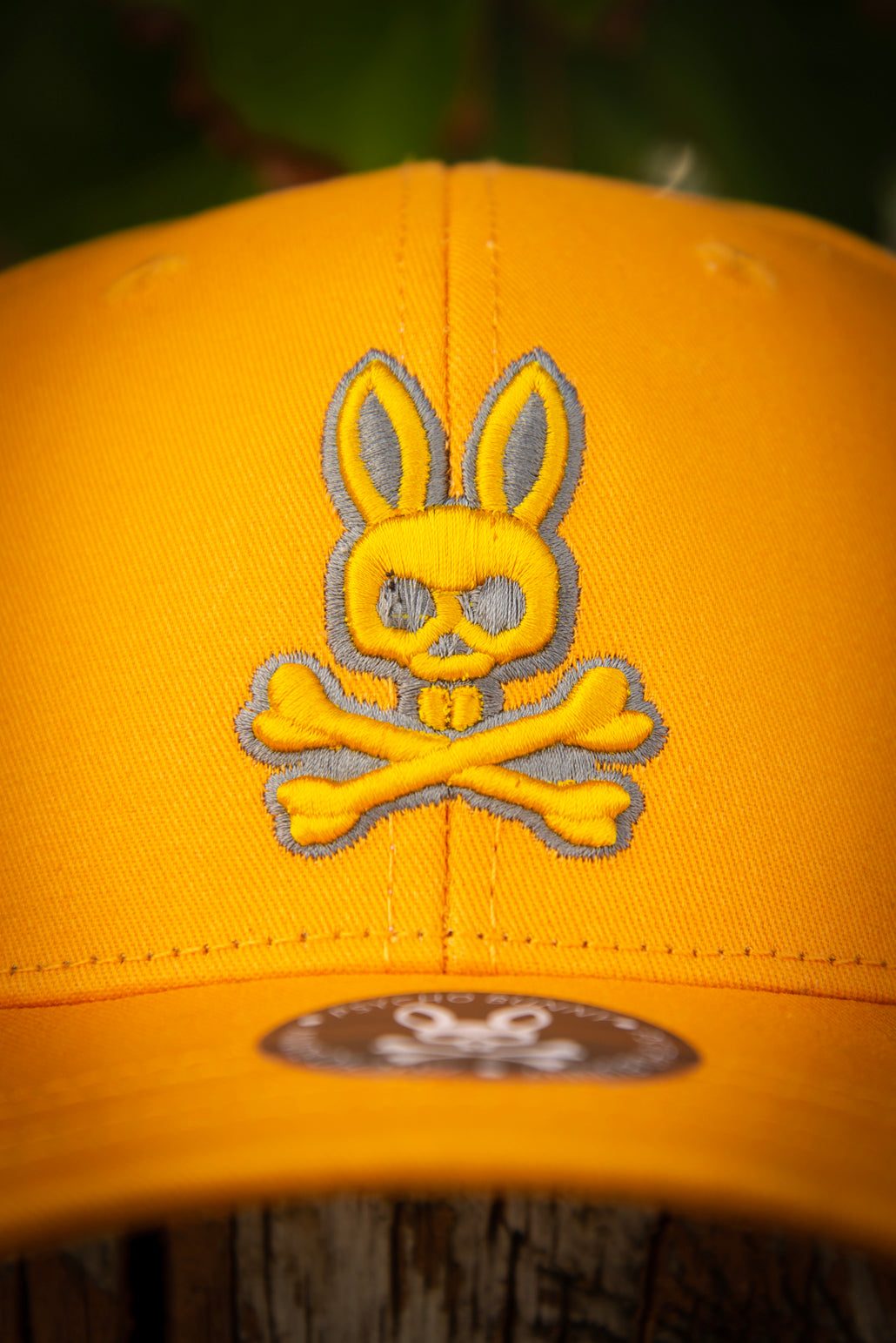 Psycho Bunny 3D Logo Bright Orange Baseball Cap