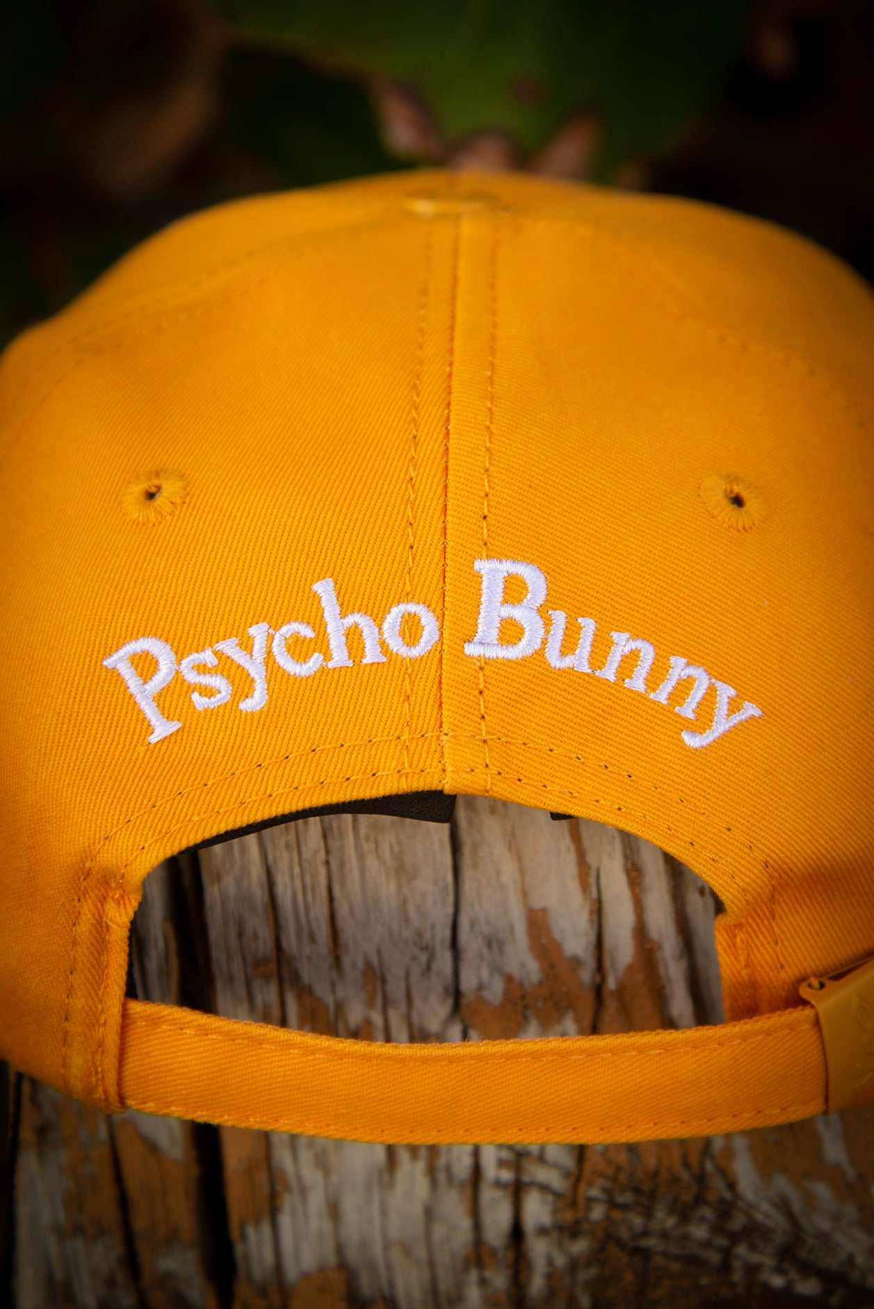 Psycho Bunny 3D Logo Bright Orange Baseball Cap