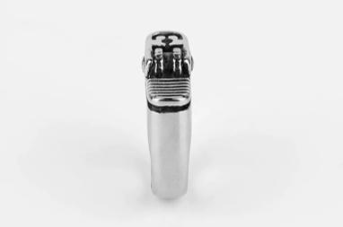 Rock n Roll Lighter Stainless Steel Unisex Ring