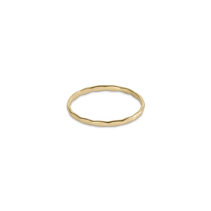 E Newton Harmony Flat Gold Ring - Retired