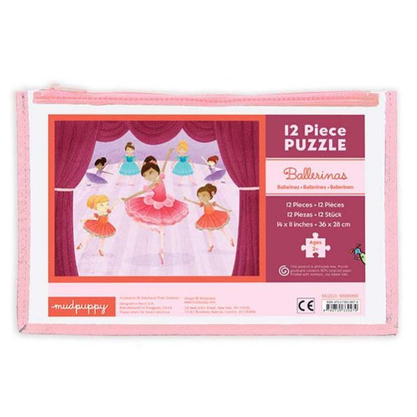 Mud Puppy Puzzle Pouch 12 Piece Puzzles