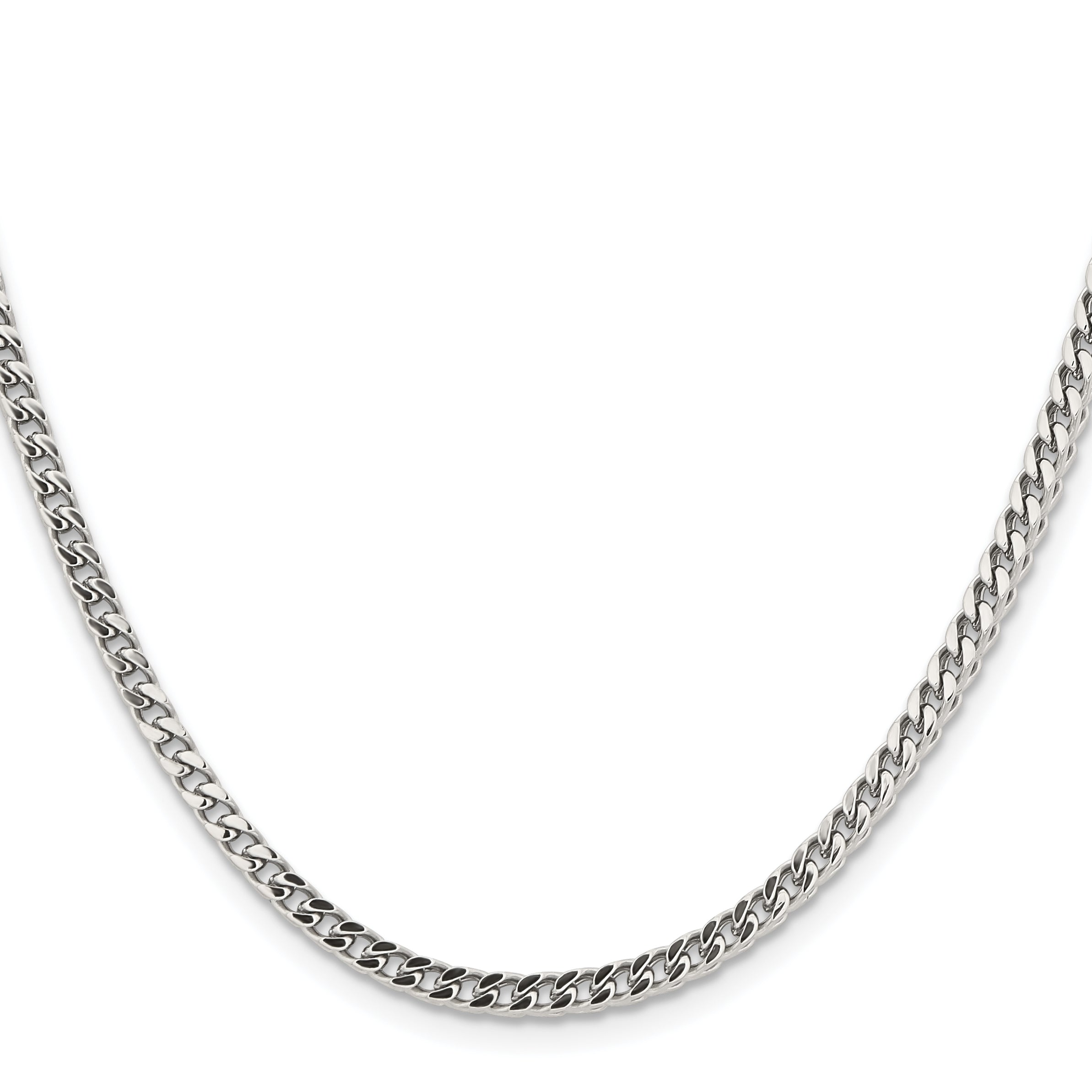 Chisel Stainless Steel Polished 3mm 18 inch Franco Chain