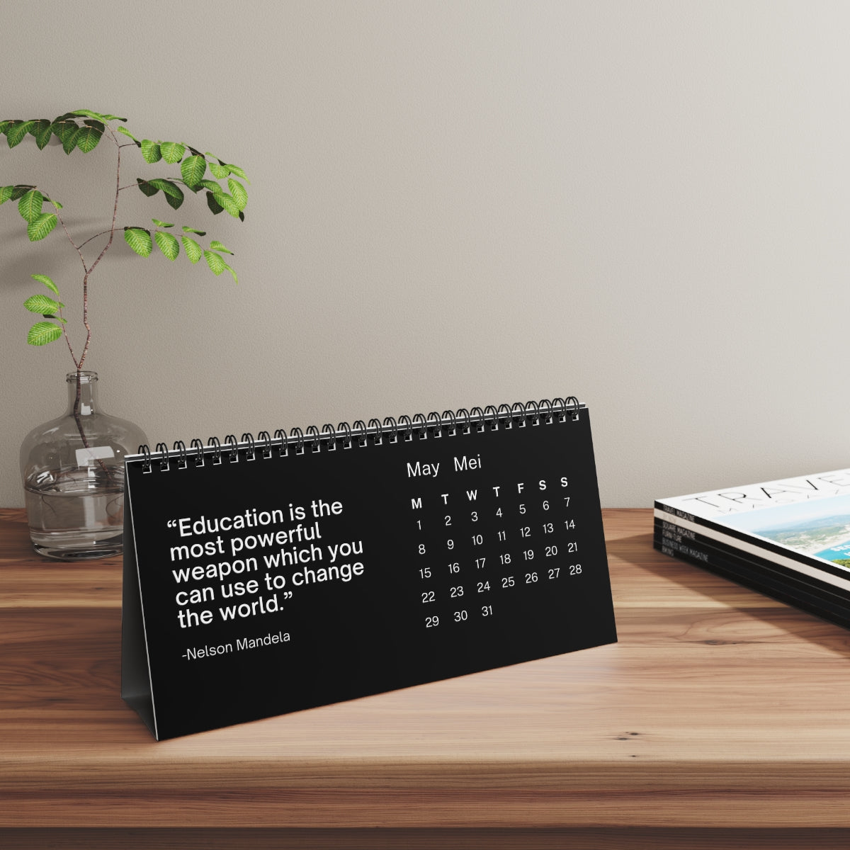 Words of Mandela 2023 Desk Calendar
