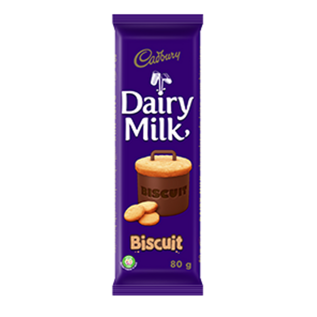Cadbury Dairy Milk Biscuit, 80g
