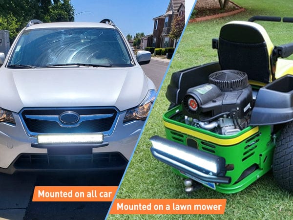 20 Inch 420W 42000LM Triple Row Spot Flood LED Light Bar